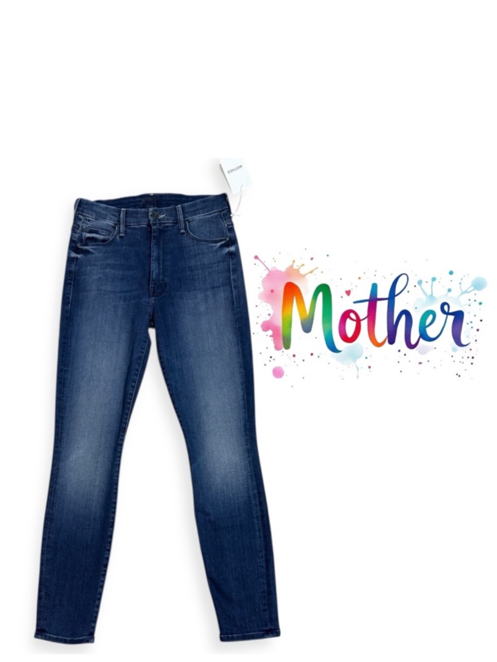 Mother High Waisted Jeans Looker Ankle Watch Me Size 27 - Picture 1 of 10